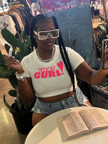 "THAT GURL" CROP TOP